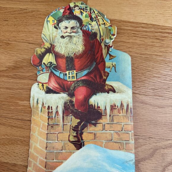 Christmas Reproductions Inc Victorian Christmas Cardboard Ornaments Lot of 11 - Picture 8 of 16